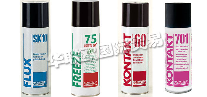 德國(guó)KONTAKT CHEMIE公司主要供應(yīng)：德國(guó)KONTAKT CHEMIE清潔劑,KONTAKT CHEMIE助焊劑，潤(rùn)滑劑，防銹劑，稀釋劑，焊料吸收劑，冷卻劑噴霧，屏幕清潔劑等產(chǎn)品。