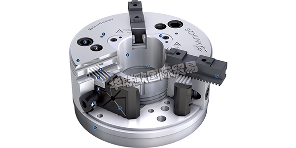 德國雄克SCHUNK通用型三爪動(dòng)力卡盤ROTA THW PLUS